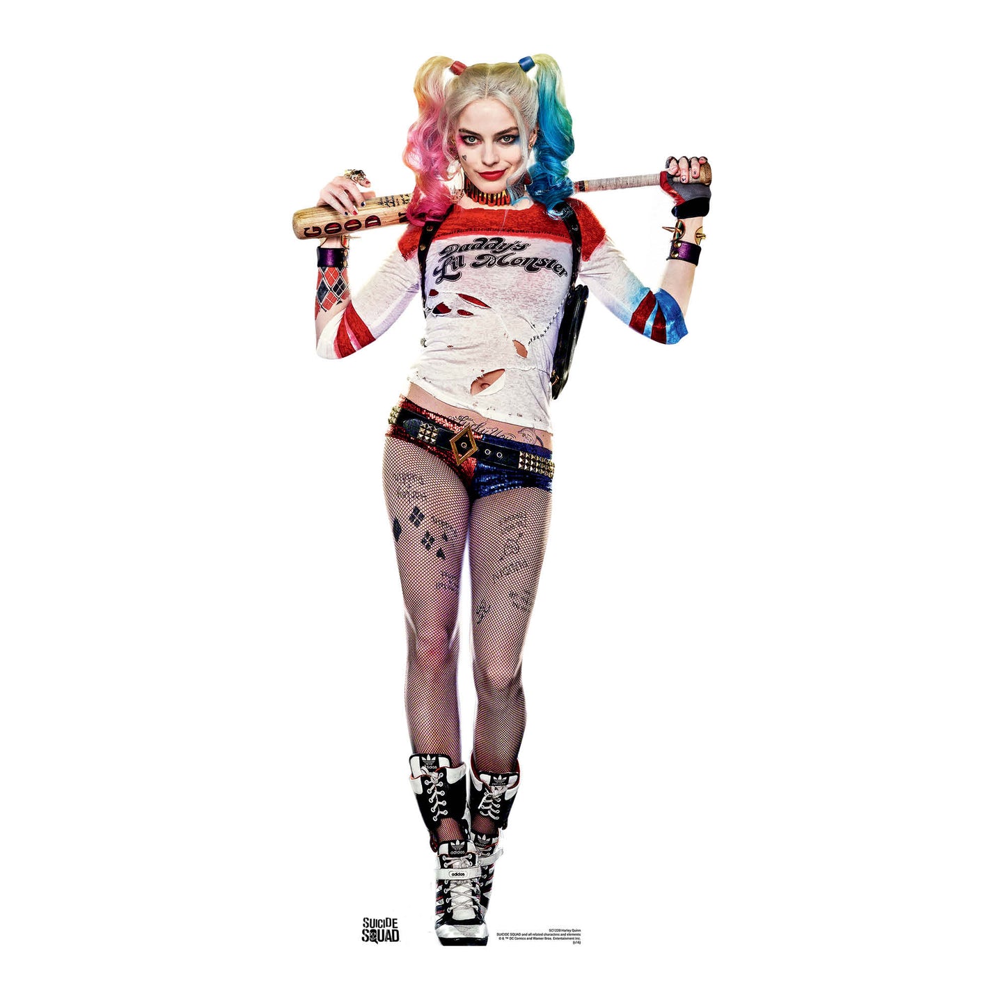 SC1220 Harley Quinn Margot Robbie Cardboard Cut Out Height 171cm - mycardboardcutout