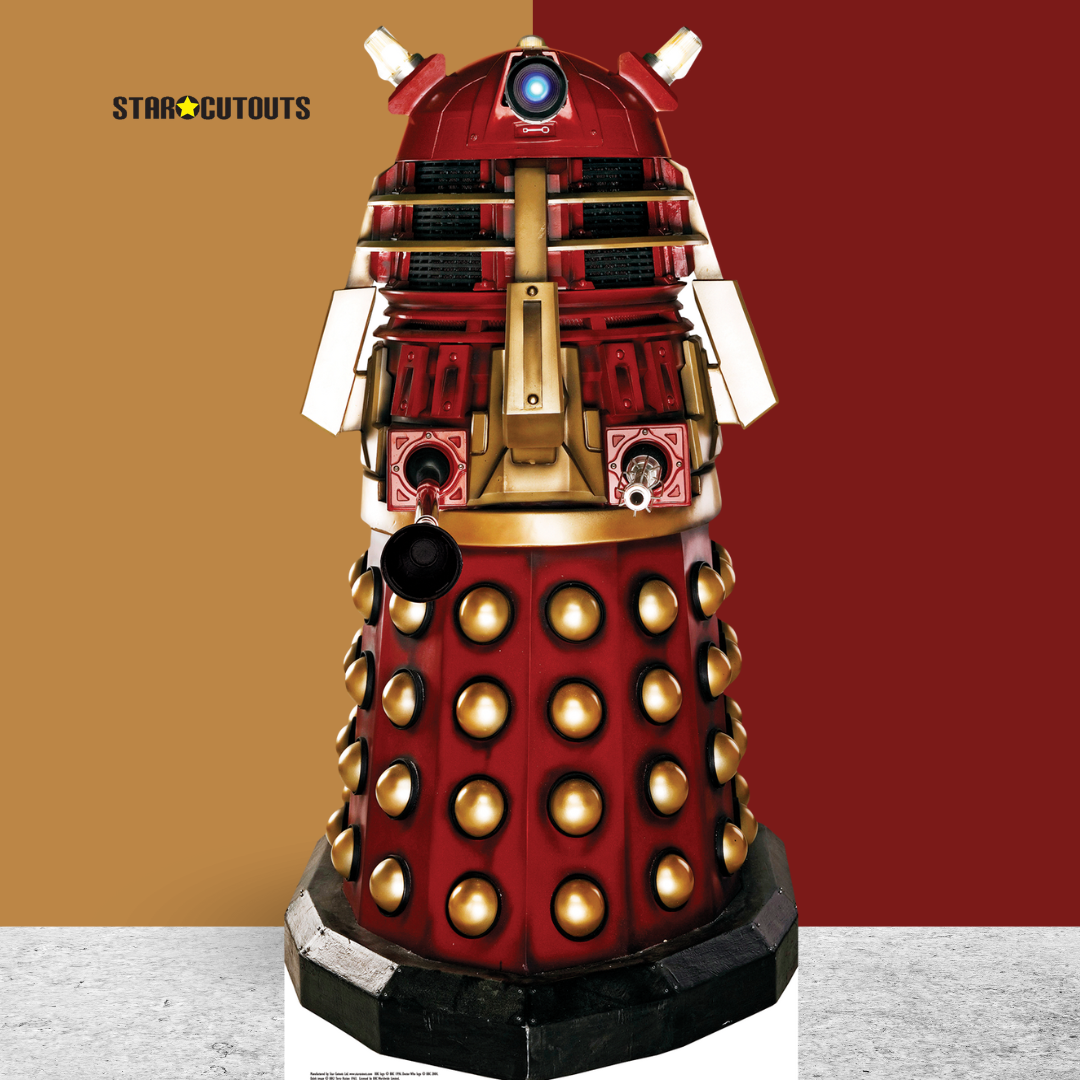 Supreme Dalek Red Dalek Cardboard Cutout - mycardboardcutout