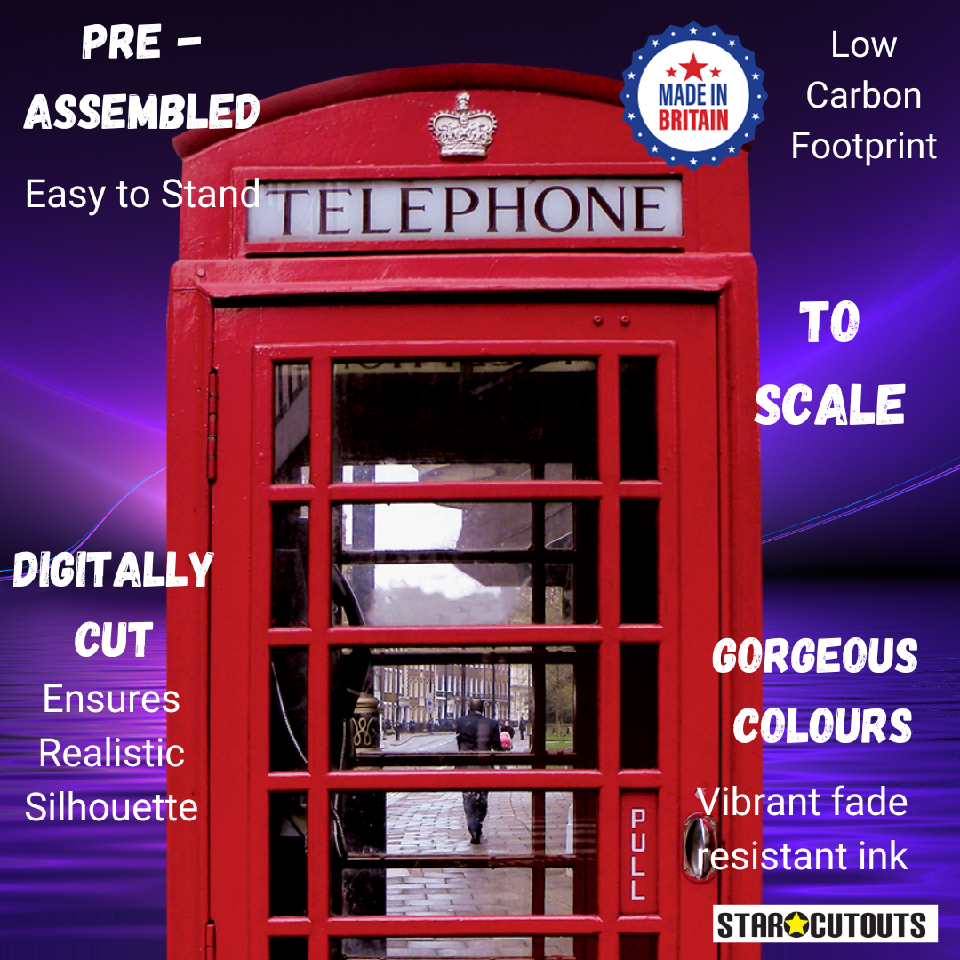 Phone Box Cardboard Cutout - mycardboardcutout