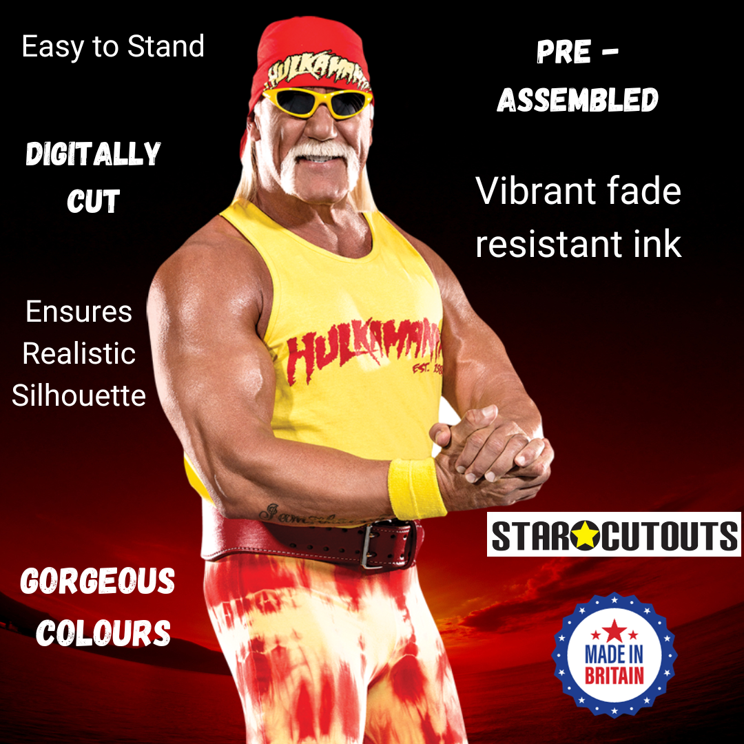Hulk Hogan WWE Cardboard Cutout Lifesize - mycardboardcutout