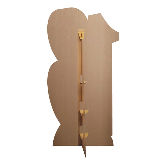 SC1692 Number 18 - Gold Cardboard Cut Out Height 177cm - mycardboardcutout