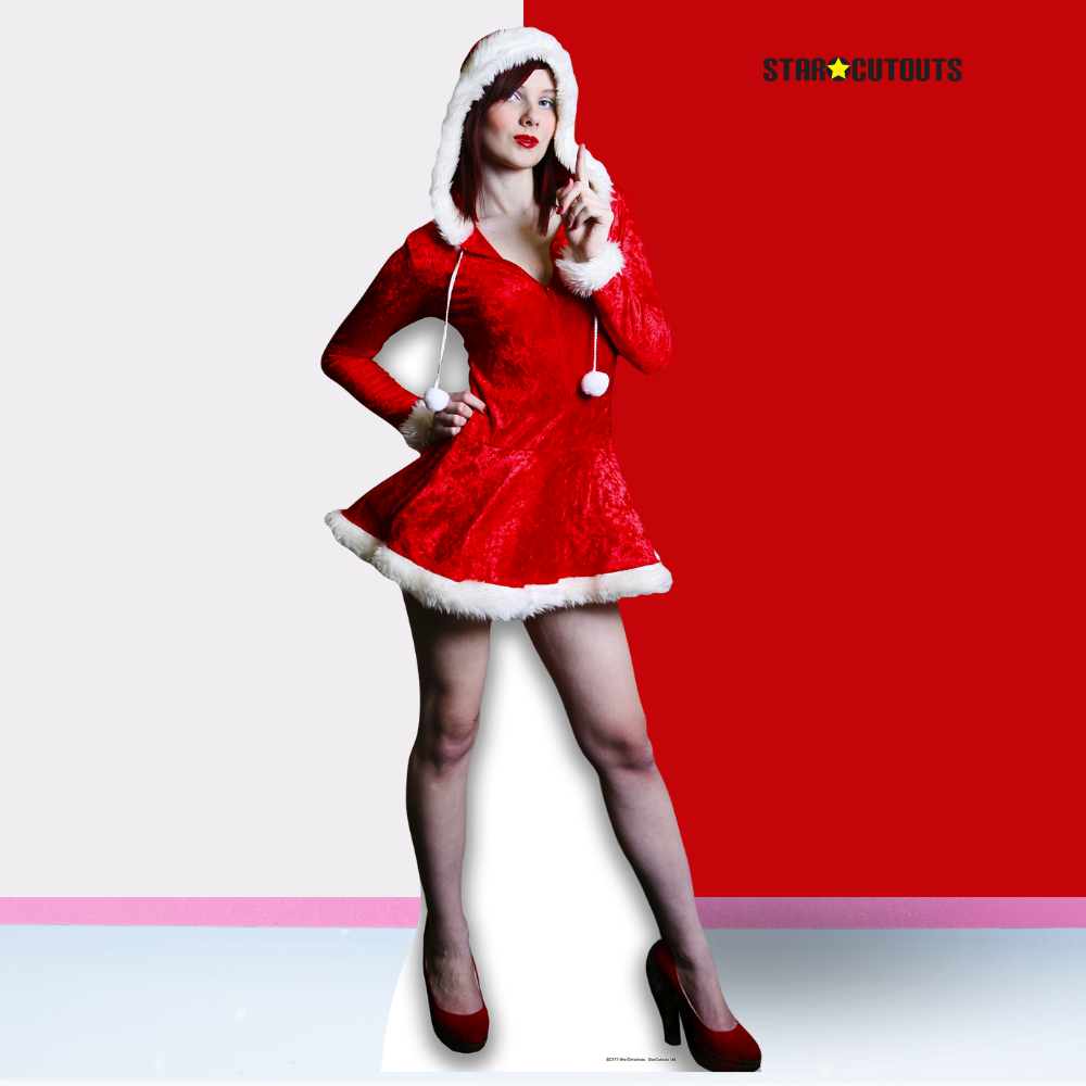 Mrs Christmas Cardboard Cutout - mycardboardcutout