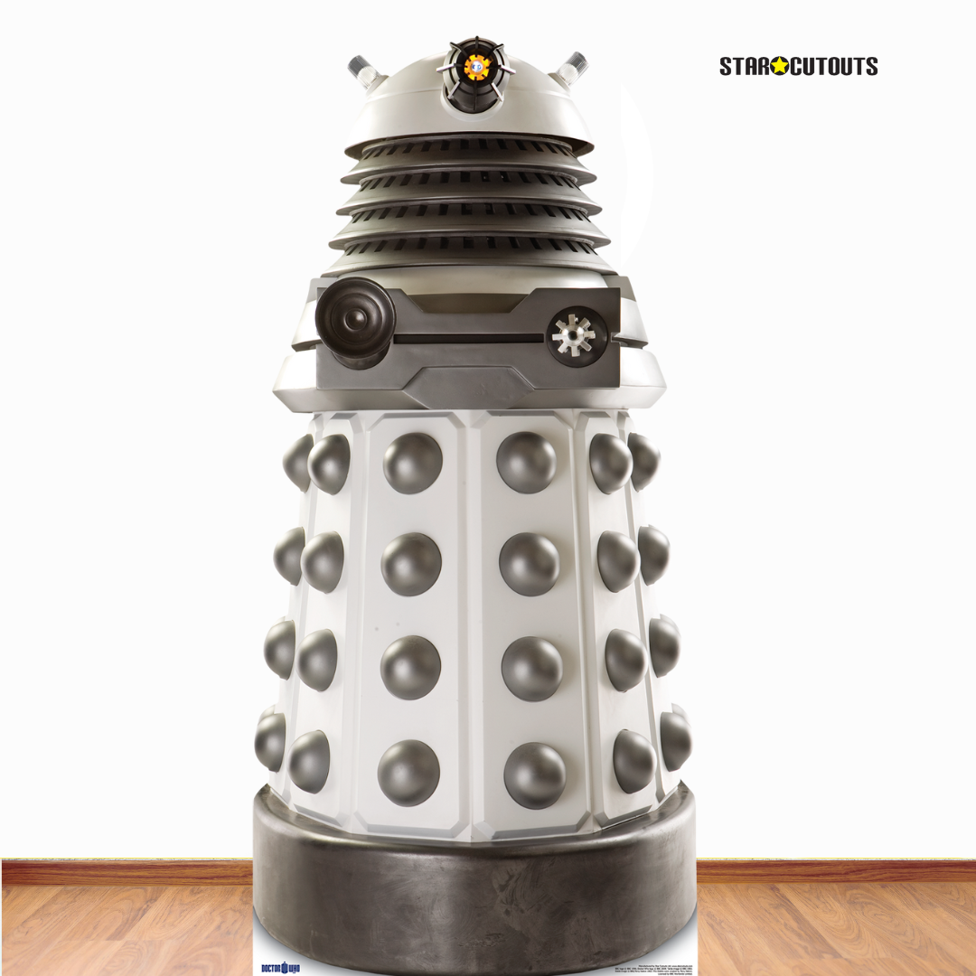 White Supreme Dalek Cardboard Cutout - mycardboardcutout