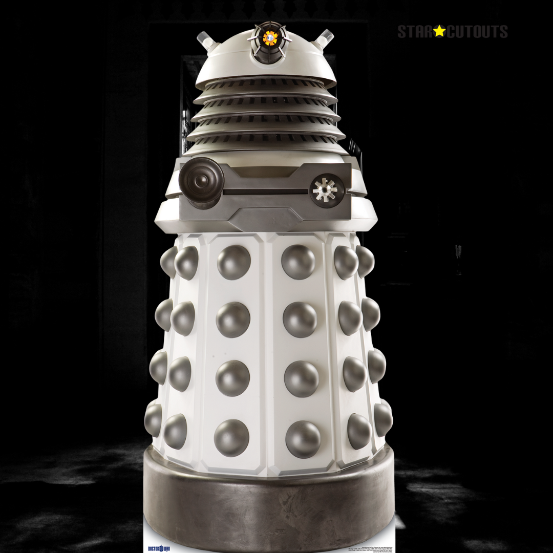 White Supreme Dalek Cardboard Cutout - mycardboardcutout