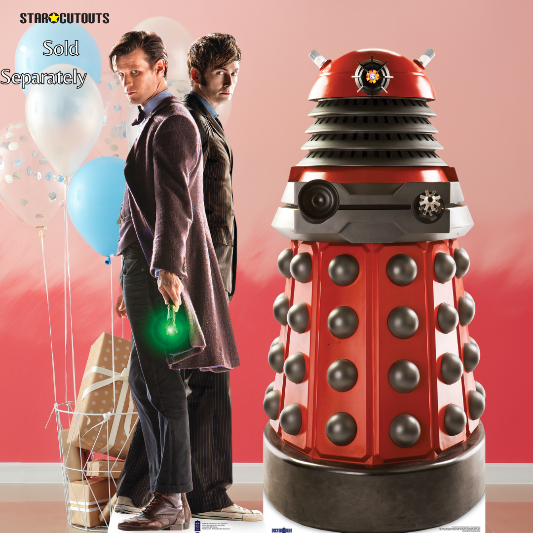 SC204 Dalek Drone Red Cardboard Cutout - mycardboardcutout