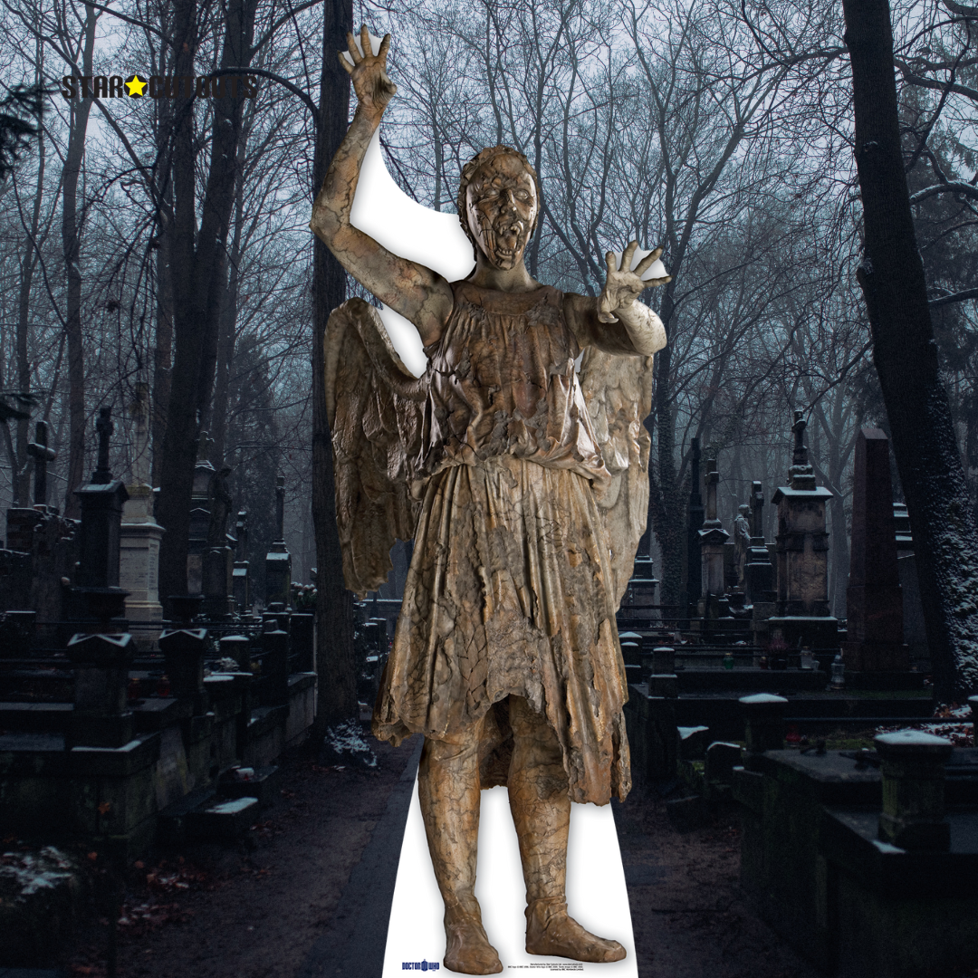 Weeping Angel Attacking Cardboard Cutout - mycardboardcutout