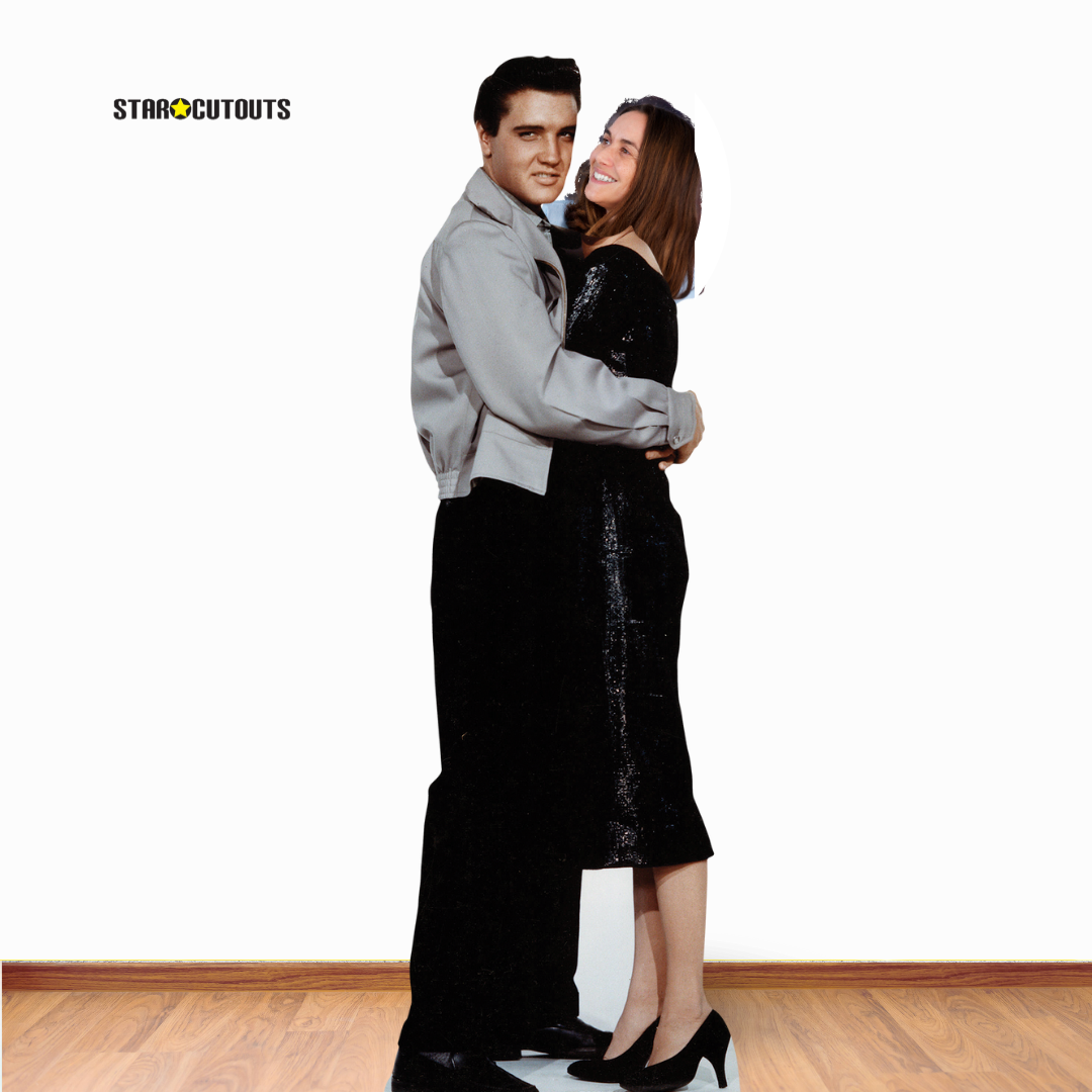 Elvis Stand In Hug Elvis Cardboard Cutout - mycardboardcutout