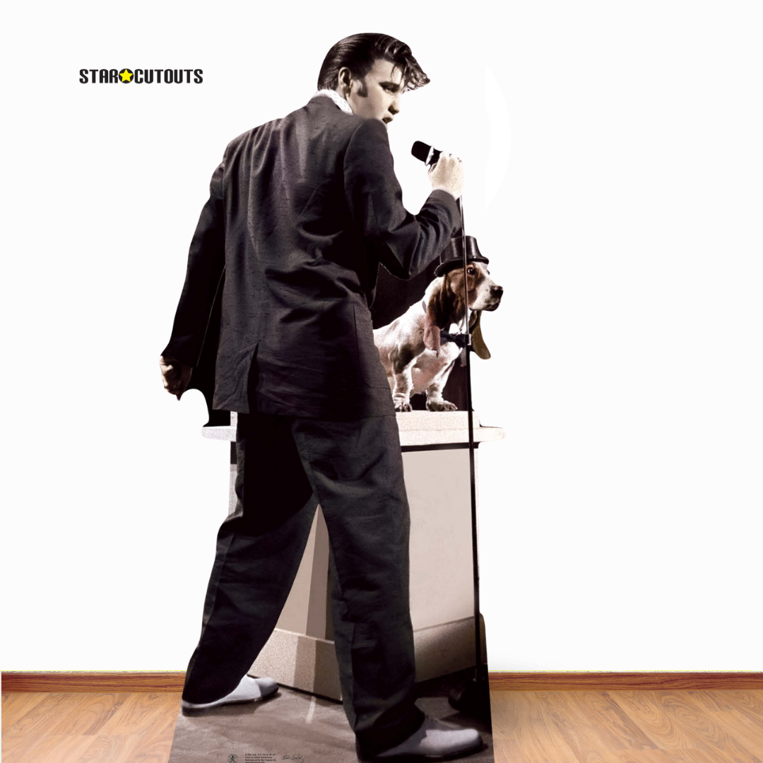 Elvis Presley TV Appearance Hound Dog Cardboard Cutout - mycardboardcutout
