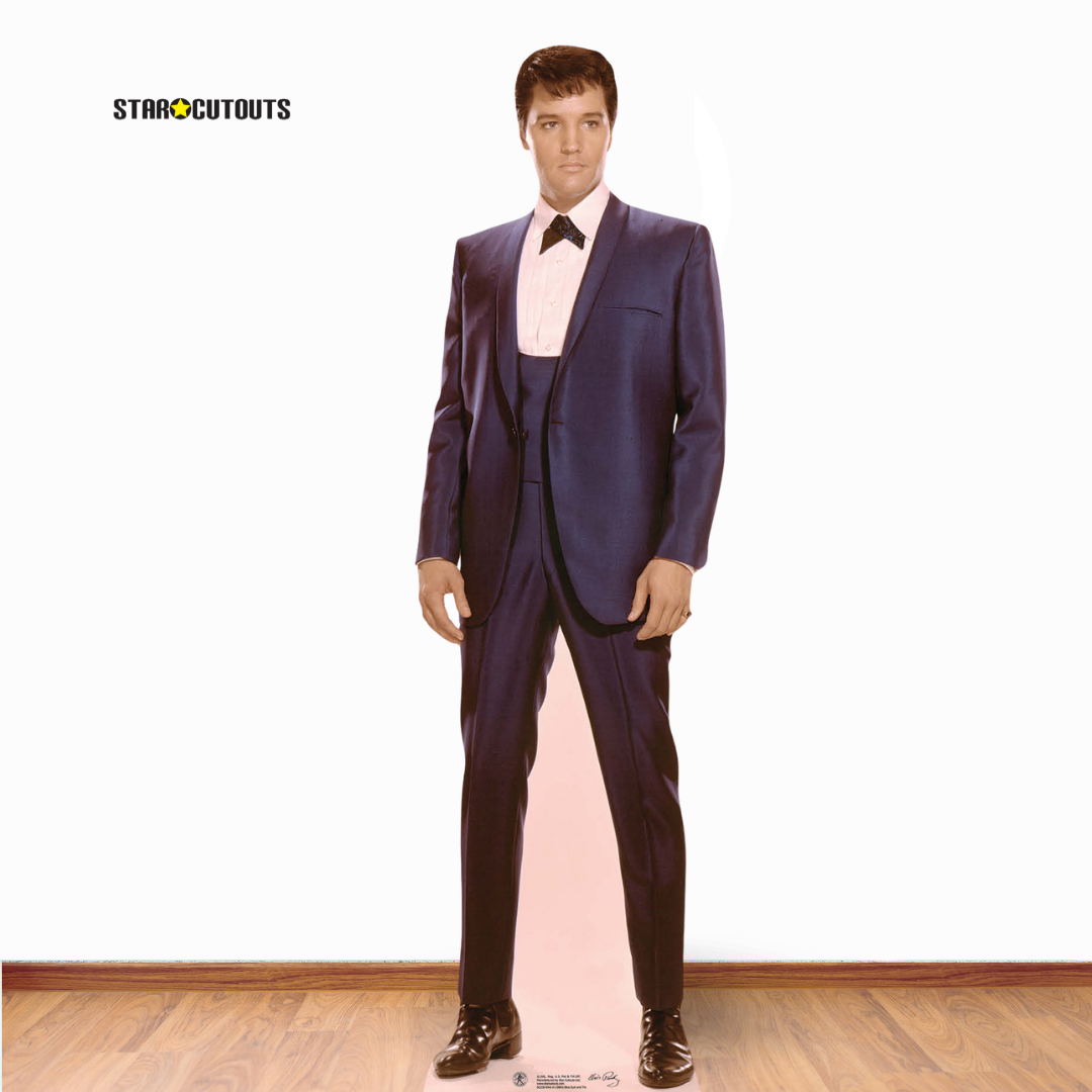 Elvis 1960's Blue Suit Cardboard Cutout - mycardboardcutout
