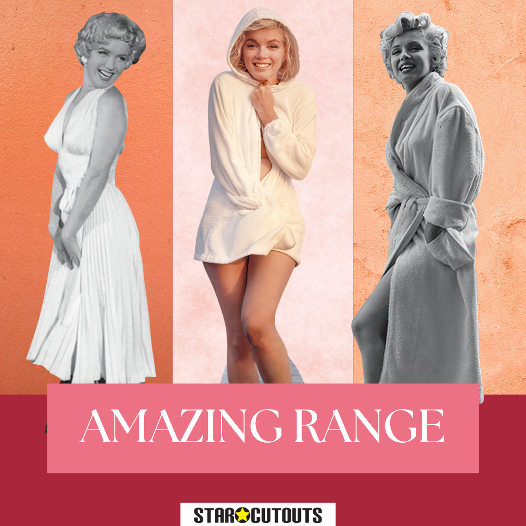 SC2382 Marilyn Monroe Bathrobe Cardboard Cut Out Height 176cm