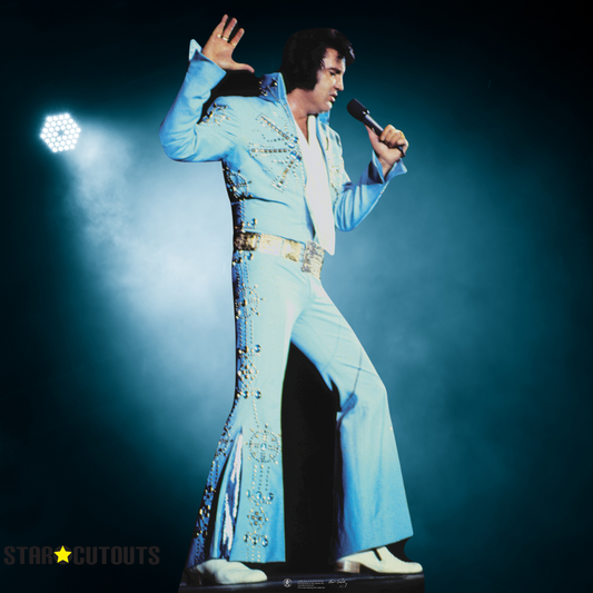 Elvis Blue Jump Suit Cardboard Cutout - mycardboardcutout