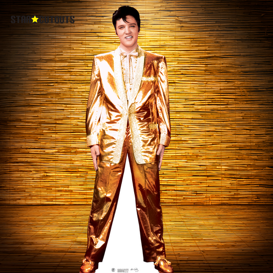 Elvis Presley Famous Gold Suit Cardboard Cutout - mycardboardcutout