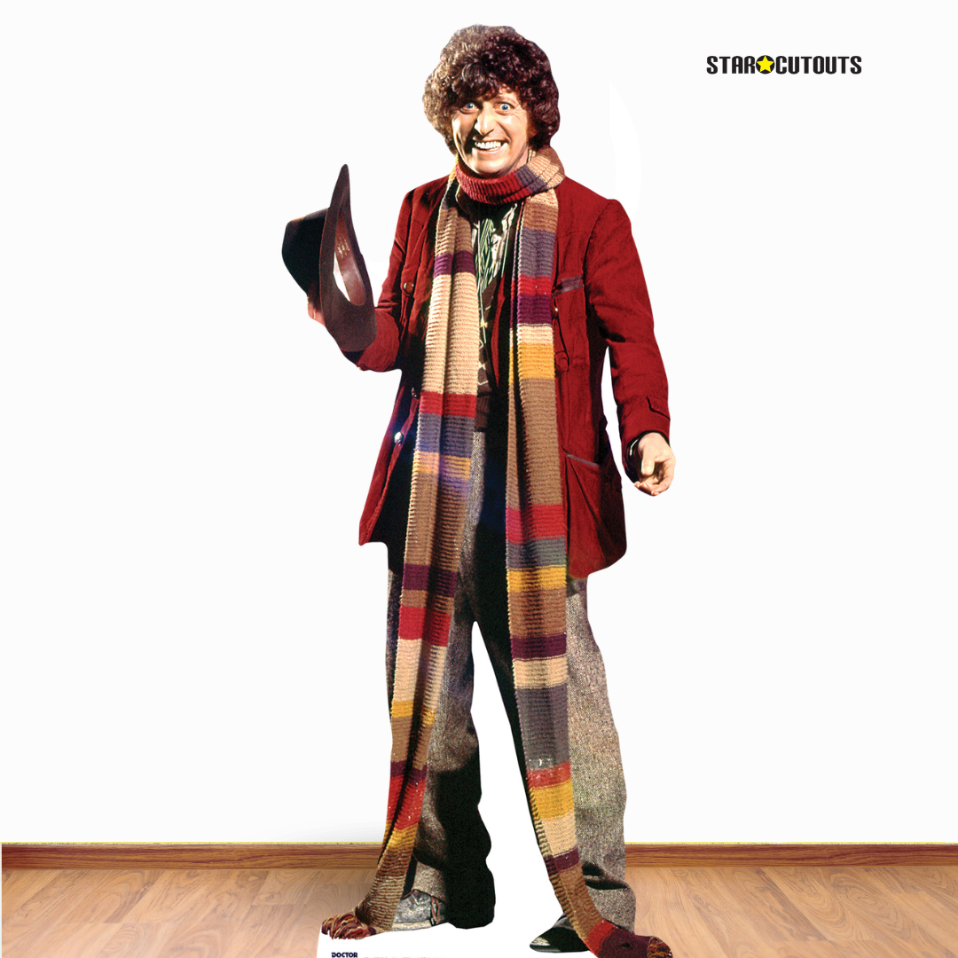 Tom Baker Fourth Doctor Cardboard Cutout Official Doctor Who - mycardboardcutout
