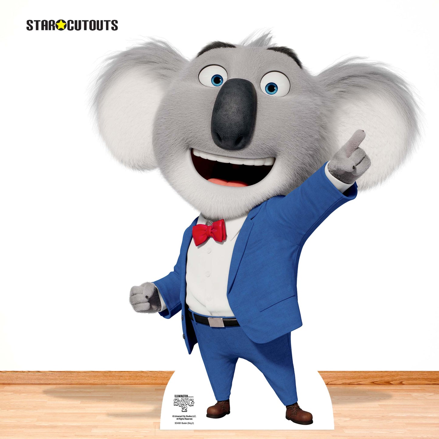 Buster Koala Sing 2 Cardboard Cutout Official