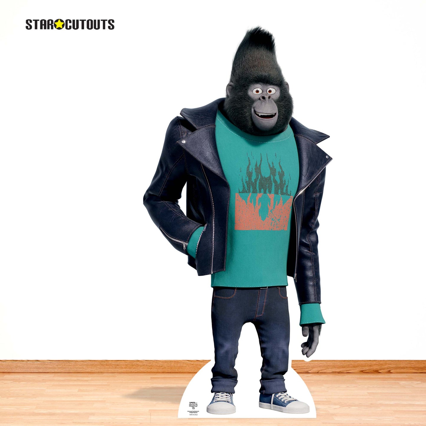 Johnny Mountain Gorilla Sing 2 Cardboard Cutout Official