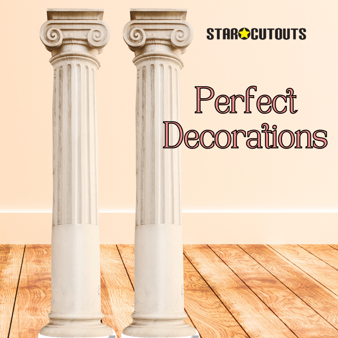 Two Roman Pillars Cardboard Cutout - mycardboardcutout