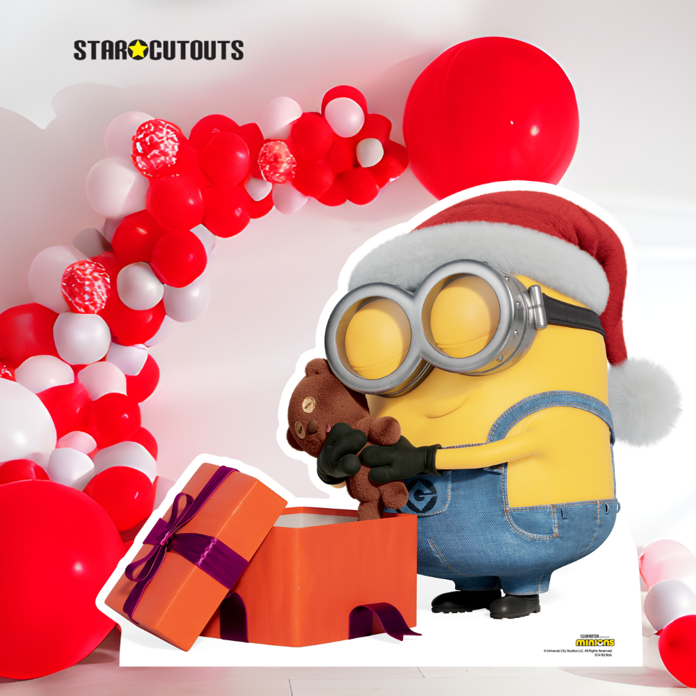 SC4182 Minion Bob Xmas Cardboard Cut Out Height 71cm - mycardboardcutout