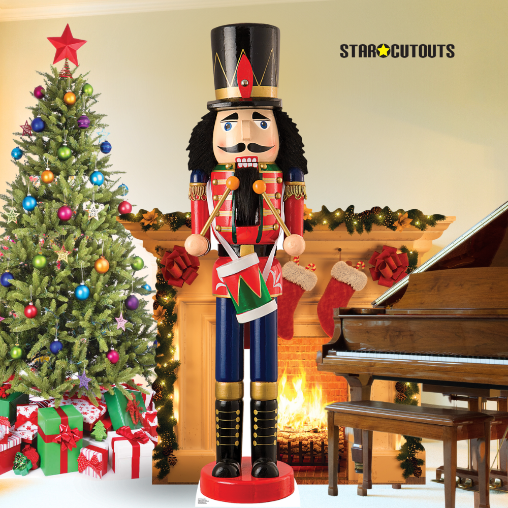 Christmas Nutcracker Doll Cardboard Cutout - mycardboardcutout