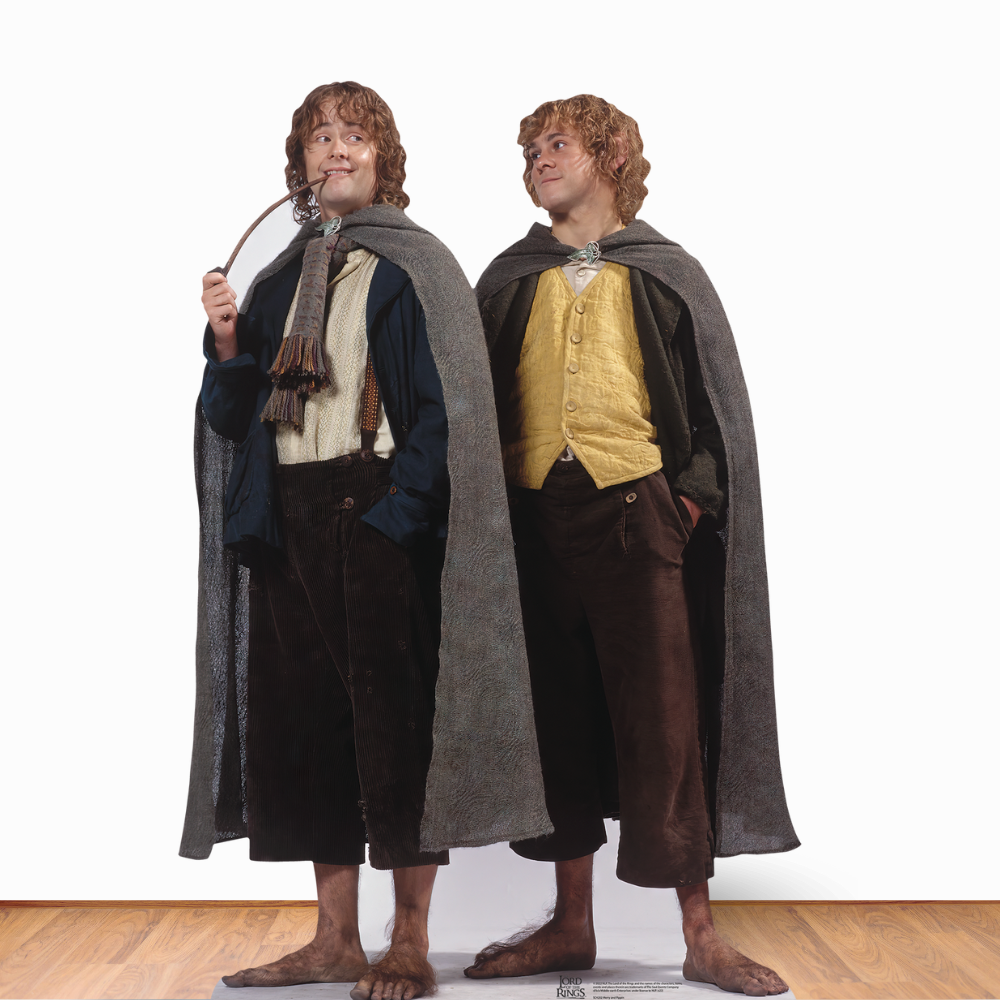 Merry and Pippin Double Lord of the Rings Cardboard Cutout - mycardboardcutout