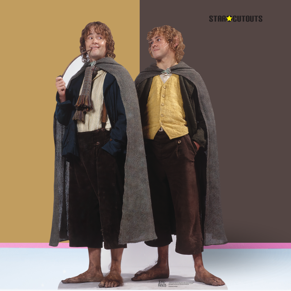 Merry and Pippin Double Lord of the Rings Cardboard Cutout - mycardboardcutout