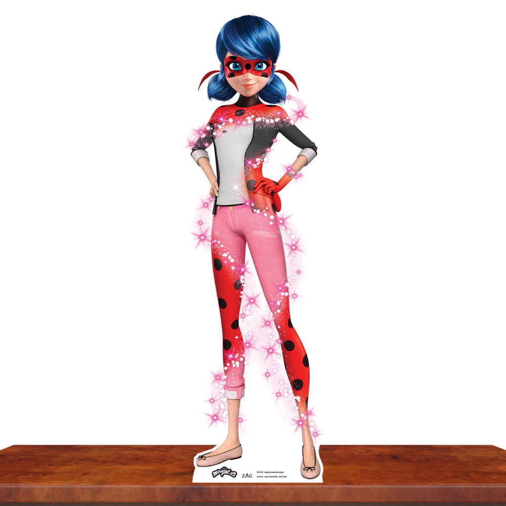 Ladybug Transformation Star Mini Cardboard Cut Out Height 88cm - mycardboardcutout