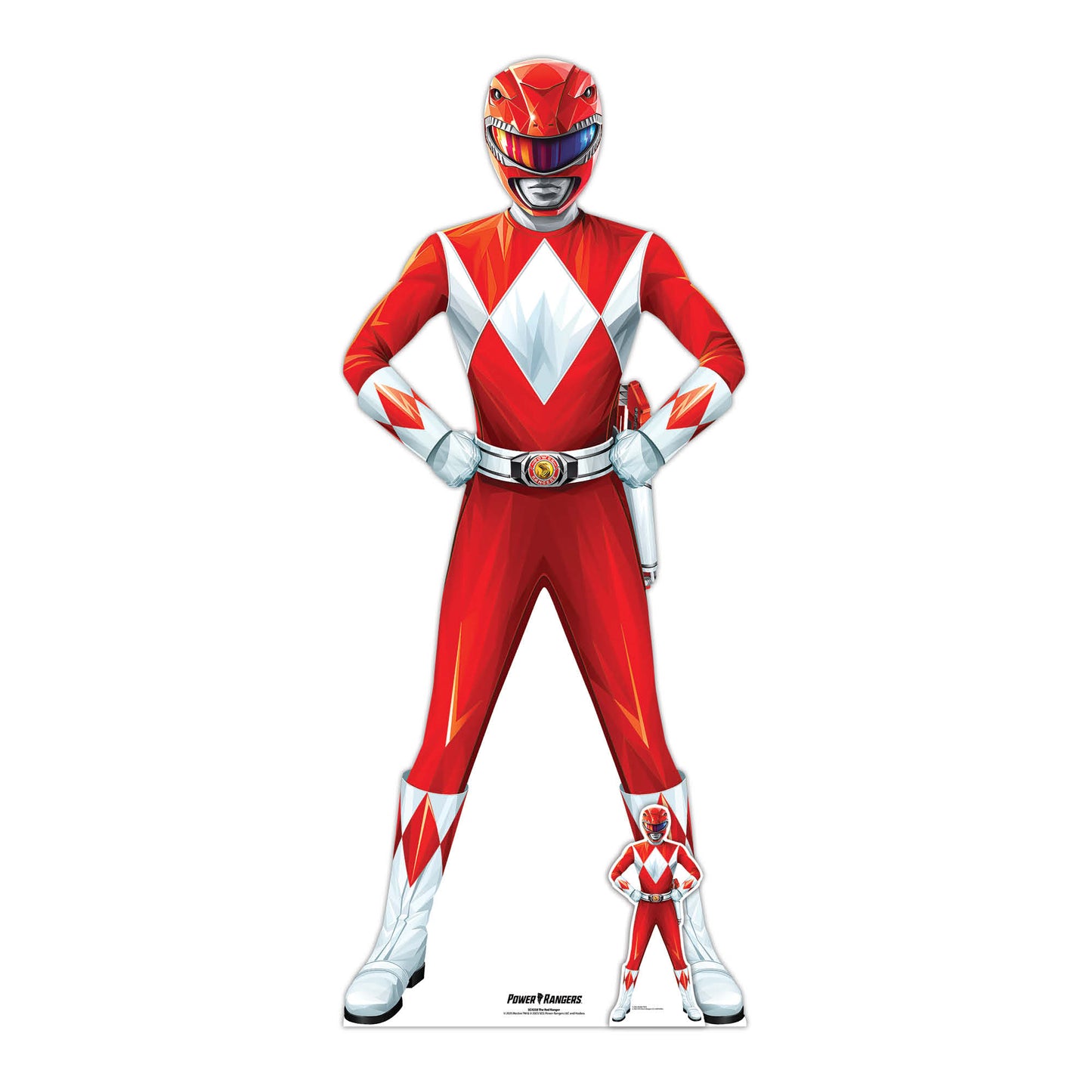 Red Power Ranger Cardboard Cutout