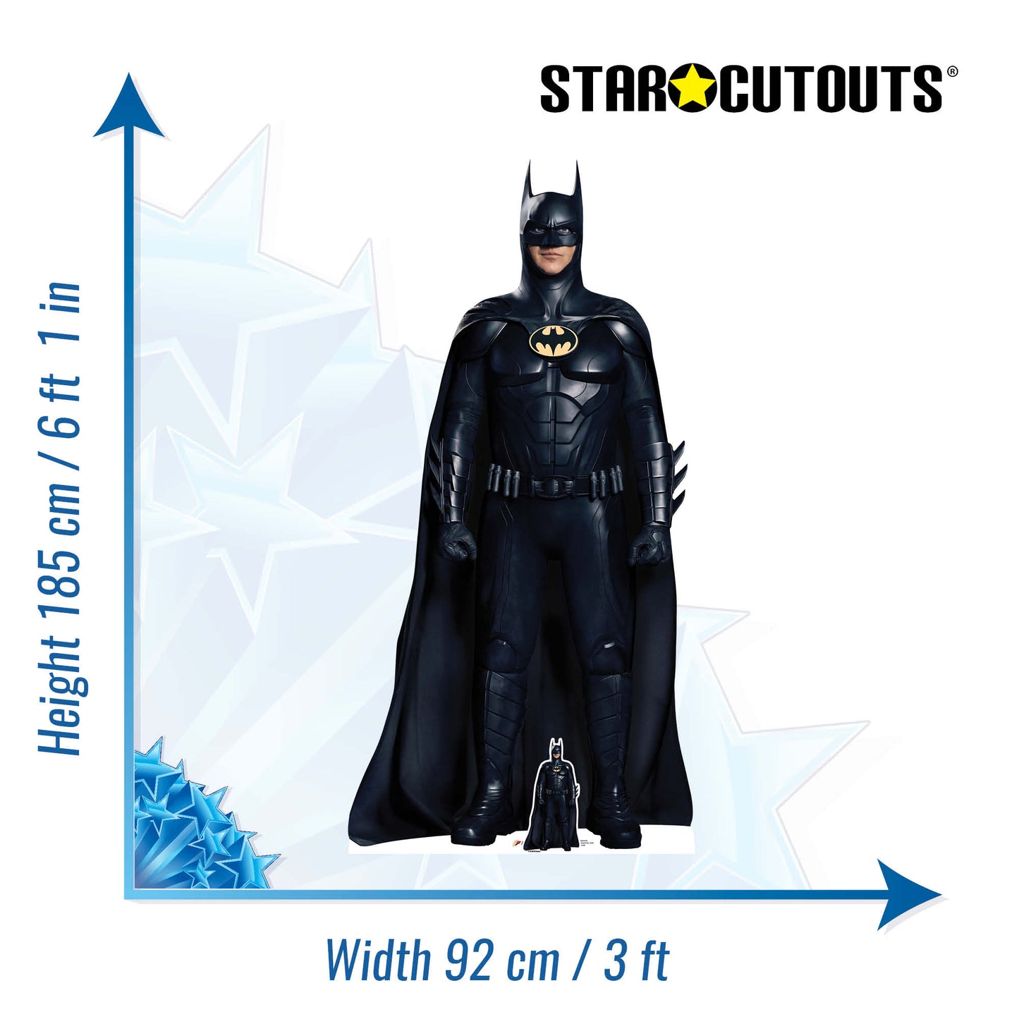 2023 Batman Michael Keaton The Flash Live Action Cardboard Cutout - mycardboardcutout