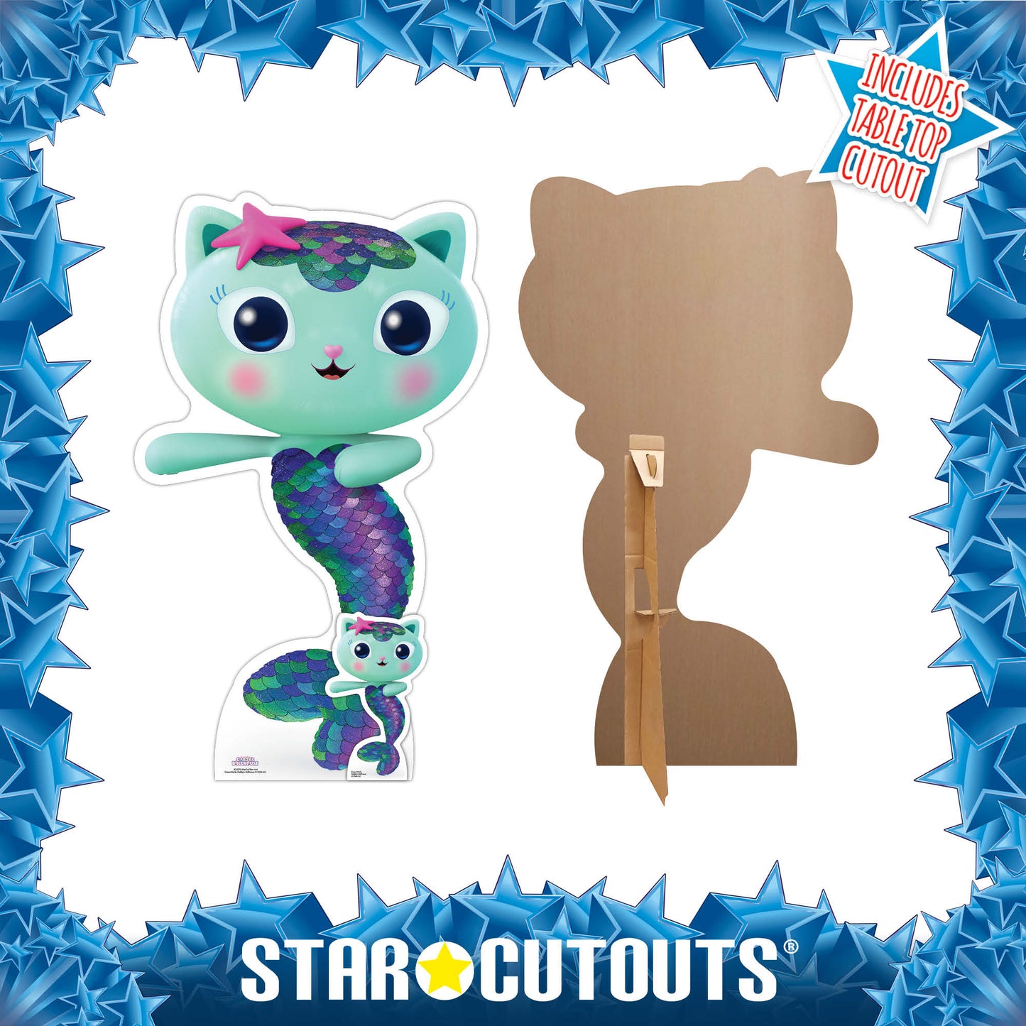 MerCat Gabby's Dollhouse Star Mini Cardboard Cut Out Height 86cm - mycardboardcutout