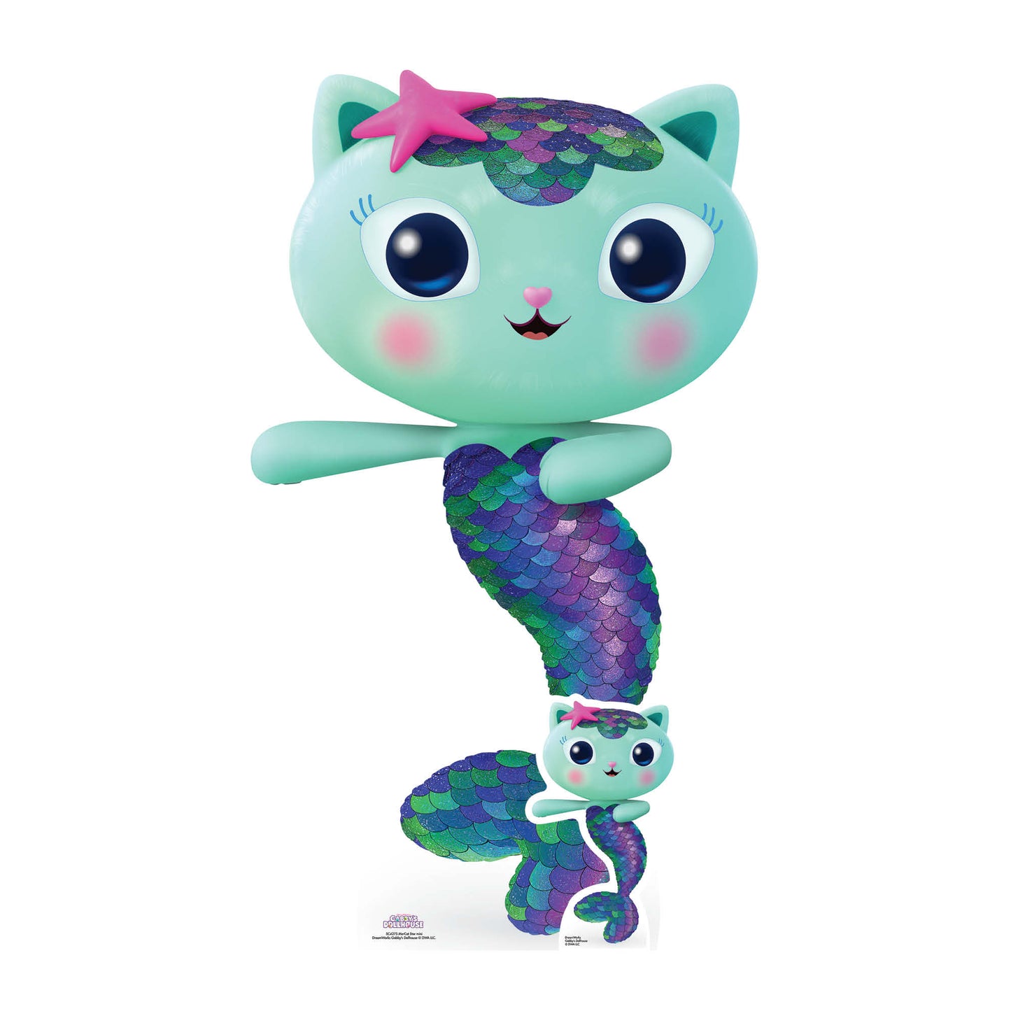 MerCat Gabby's Dollhouse Star Mini Cardboard Cut Out Height 86cm - mycardboardcutout