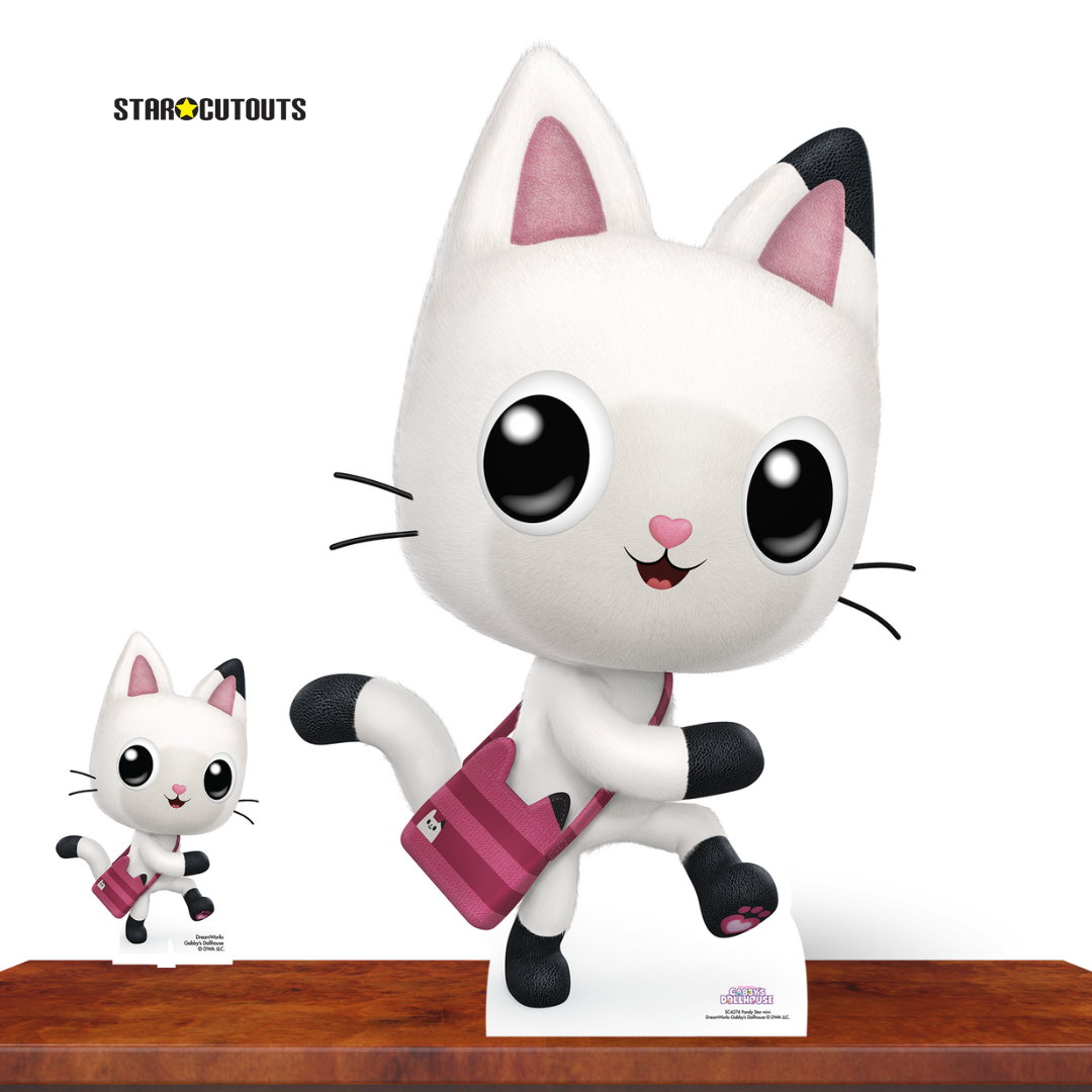 Pandy Gabby's Dollhouse Star Mini Cardboard Cut Out Height 74cm - mycardboardcutout