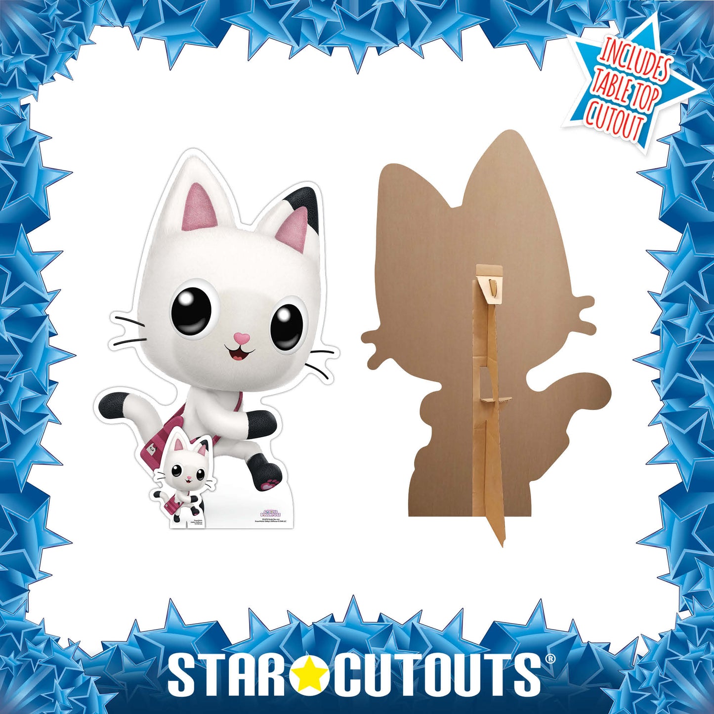 Pandy Gabby's Dollhouse Star Mini Cardboard Cut Out Height 74cm - mycardboardcutout