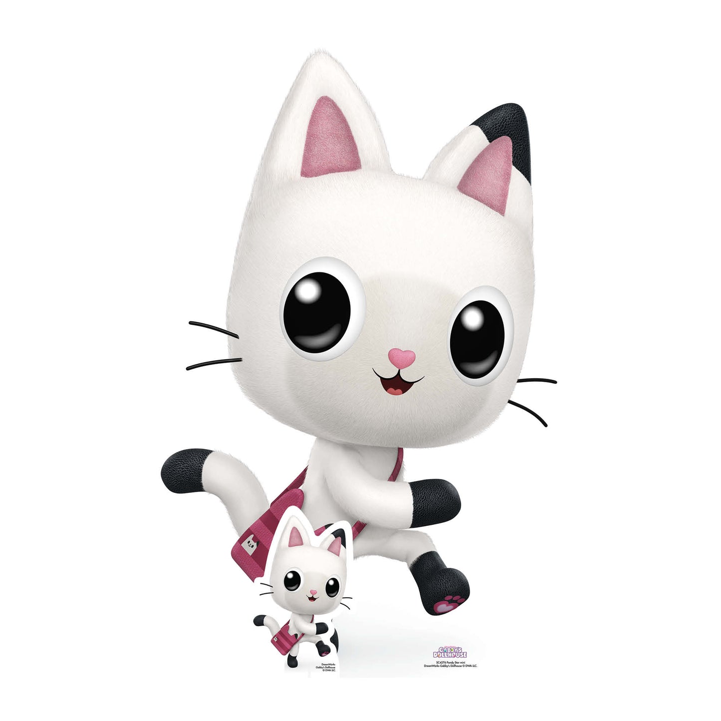 Pandy Gabby's Dollhouse Star Mini Cardboard Cut Out Height 74cm - mycardboardcutout