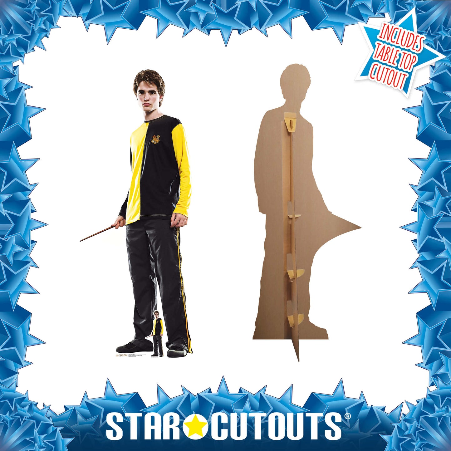 SC4283 Cedric Diggory Harry Potter Cardboard Cutout With Mini - mycardboardcutout
