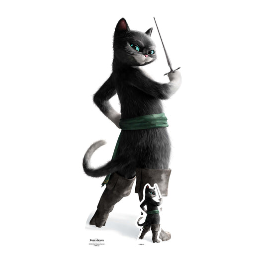 SC4286 Kitty Soft Paws Puss in Boots Star Mini Cardboard Cutout With Mini - mycardboardcutout