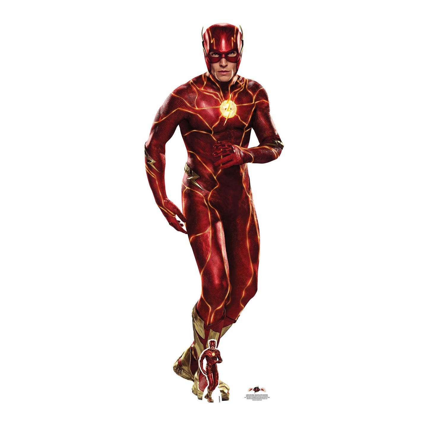 The Flash Ezra Miller Action Pose Cardboard Cutout - mycardboardcutout