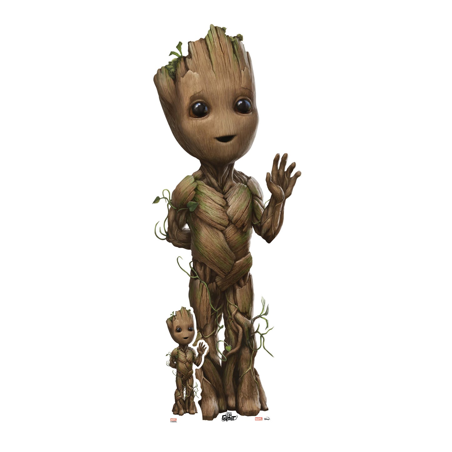 Baby Groot Star Mini Cardboard Cut Out