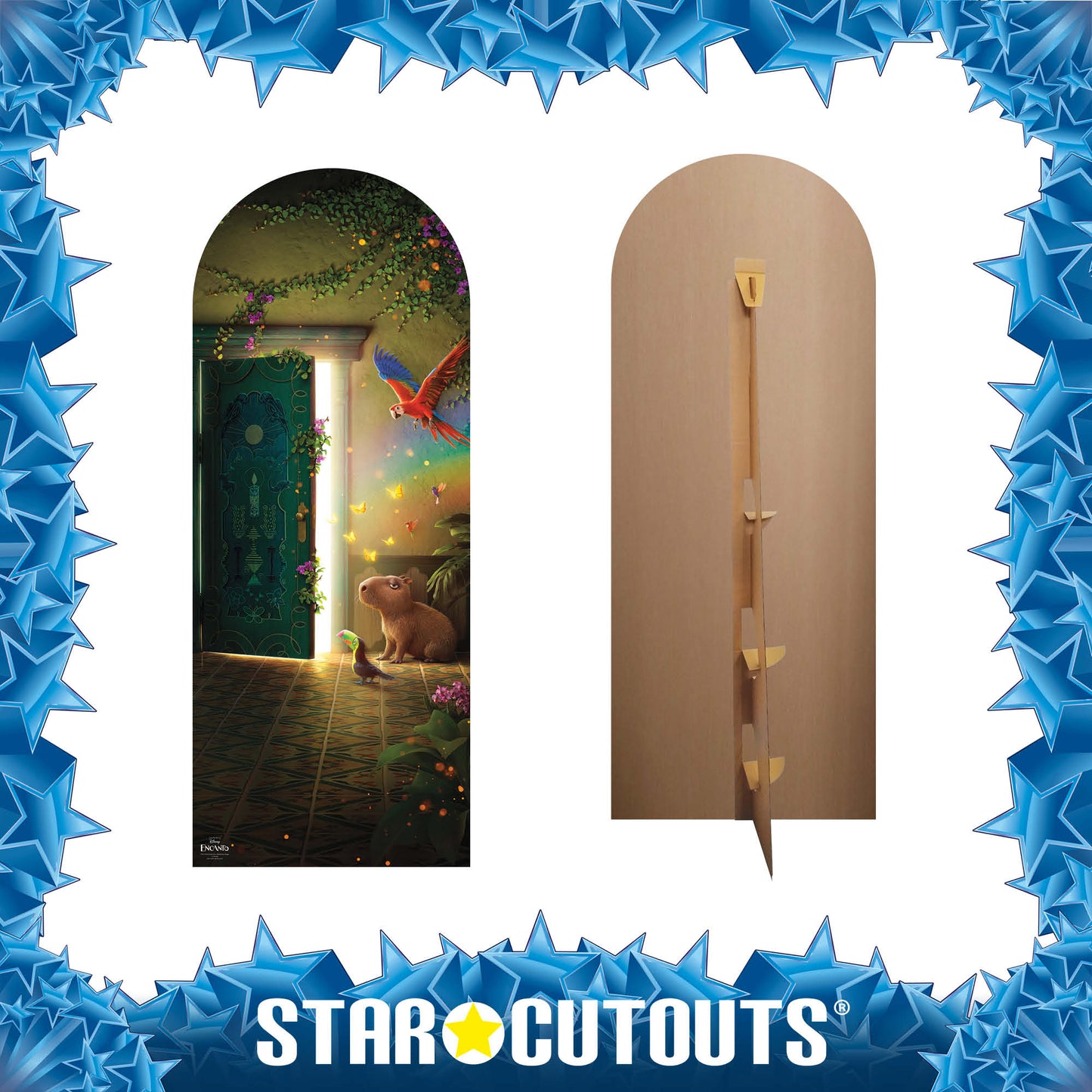 SC4318 Encanto Door Backdrop Single Cardboard Cut Out Height 194cm