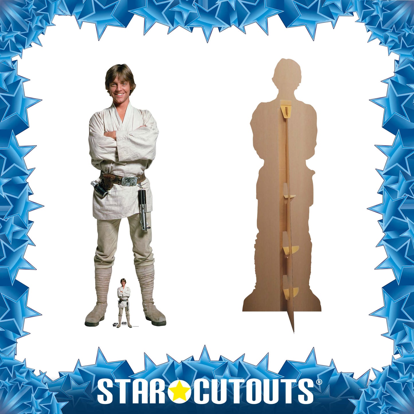 SC4323 Luke Skywalker Star Wars Cardboard Cut Out Height 174cm