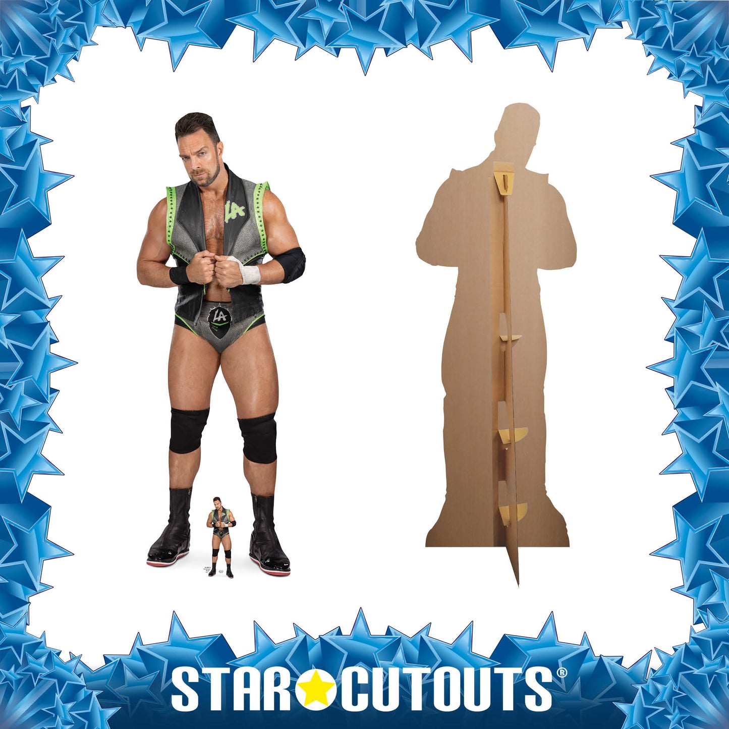 SC4325 LA Knight WWE Cardboard Cut Out Height 186cm - mycardboardcutout