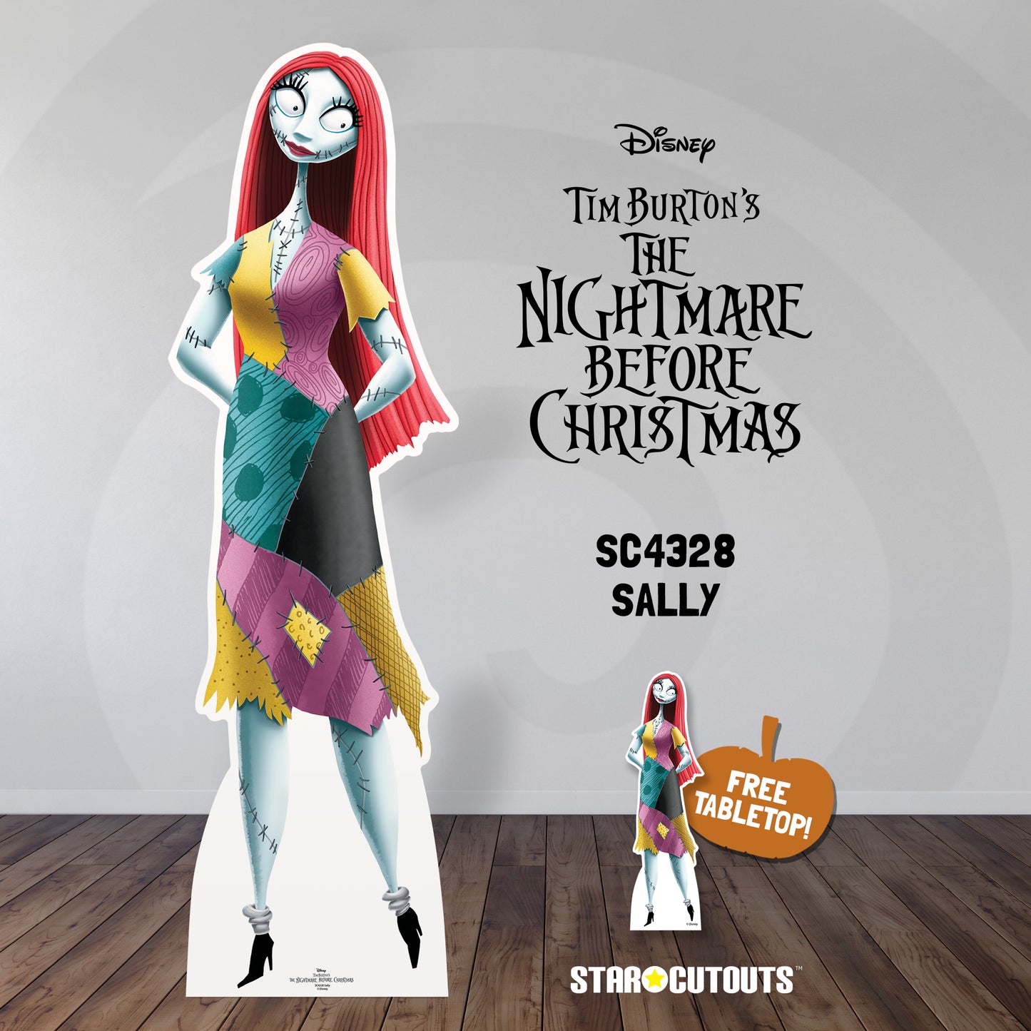 SC4328 Sally Pumpkin Queen Cardboard Cut Out Height 169cm