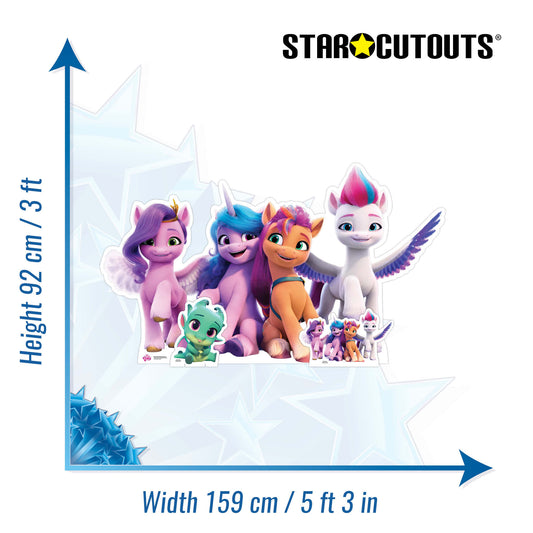 My Little Pony Group Large Cardboard Cutout