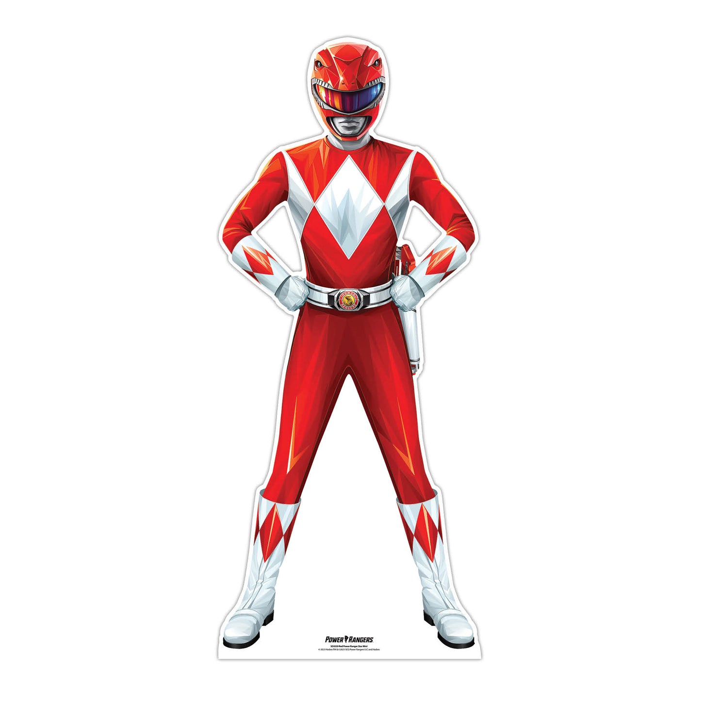 Power Ranger Red Star Mini Cardboard Cutout