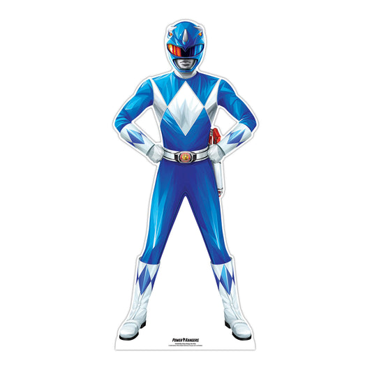 Power Ranger Blue Star-Mini Cardboard Cutout - mycardboardcutout