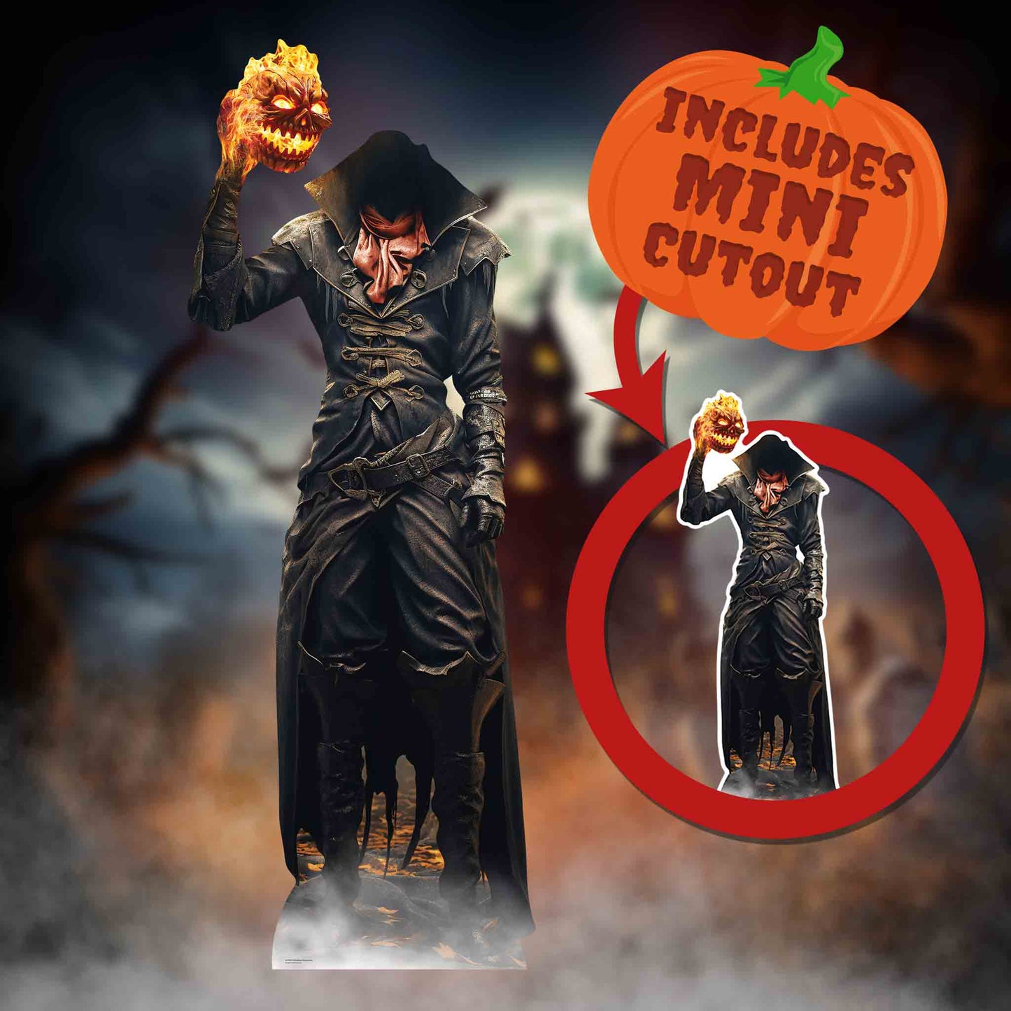 SC4354 Headless Horseman Cardboard Cut Out Height 196cm - mycardboardcutout