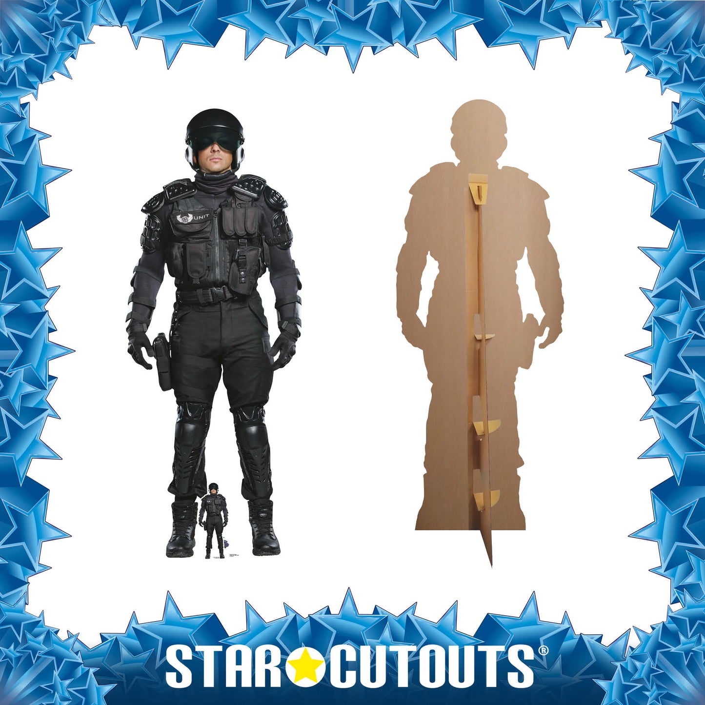SC4356 UNIT soldier Cardboard Cut Out Height 186cm - mycardboardcutout