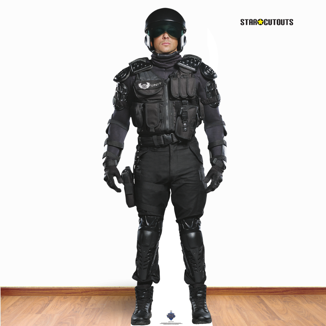 SC4356 UNIT soldier Cardboard Cut Out Height 186cm - mycardboardcutout