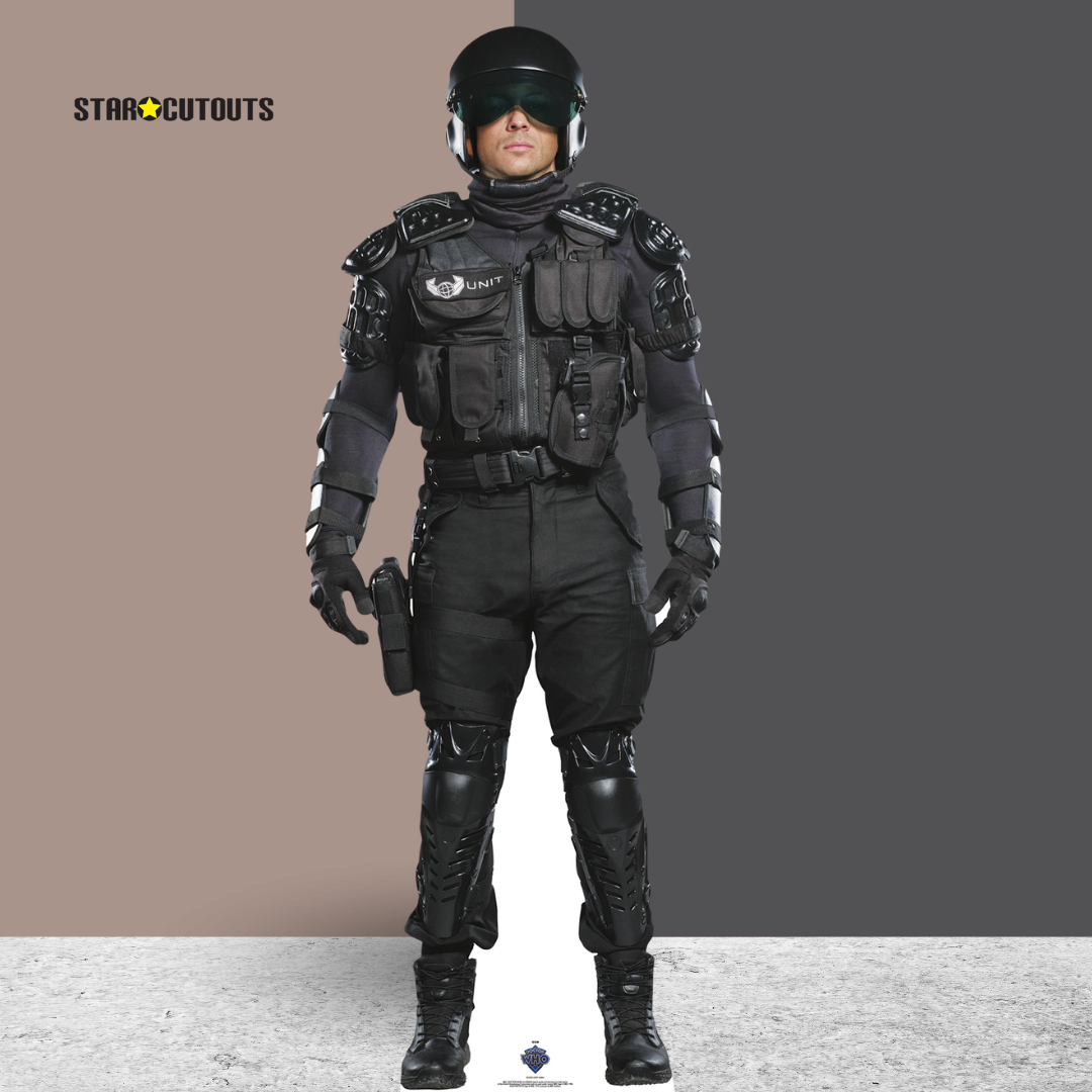 SC4356 UNIT soldier Cardboard Cut Out Height 186cm - mycardboardcutout