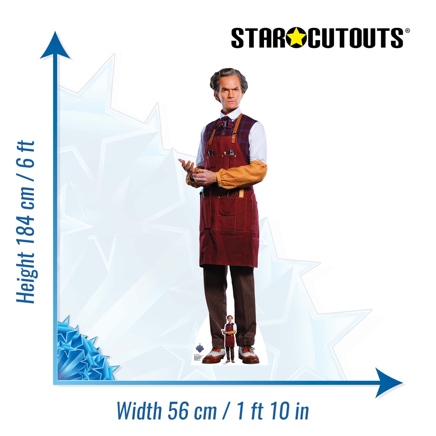 SC4357 Toymaker Neil Patrick Harris Cardboard Cut Out Height 184cm - mycardboardcutout