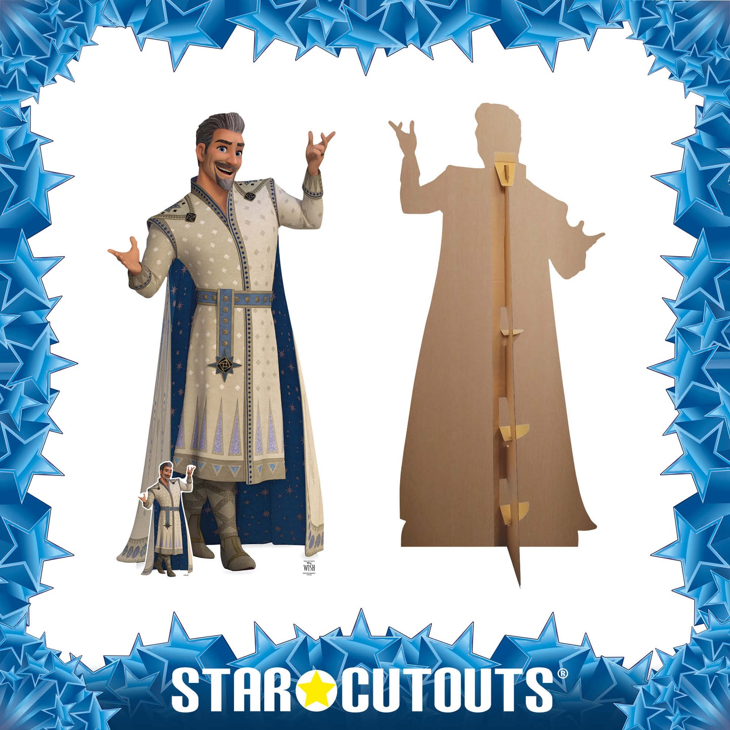 SC4363 King Magnifico WISH Cardboard Cut Out Height 188cm