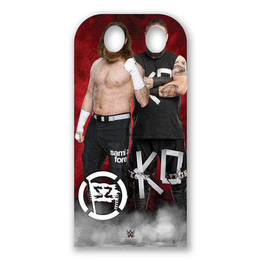 SC4364 Owens and Zayn WWE Stand In Cardboard Cut Out Height 193cm - mycardboardcutout